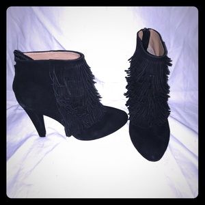 Banana Republic fringe Booties